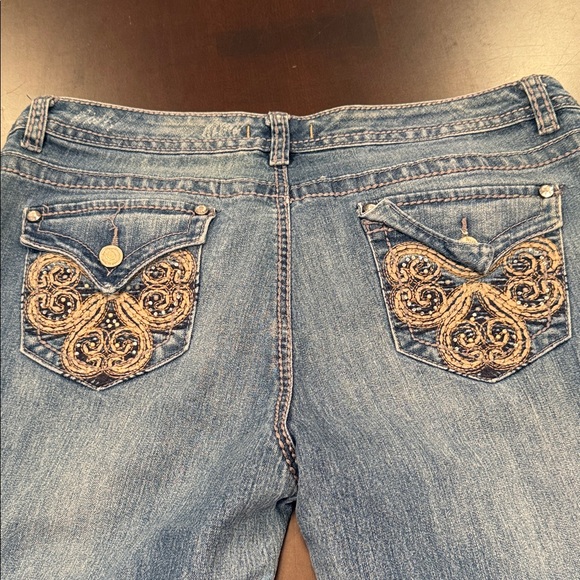 Nine West Women's Straight Blue Jeans - Picture 4 of 7